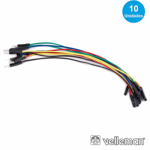 KIT 10 SHUNTES MACHO FÊMEA 5.9" VELLEMAN