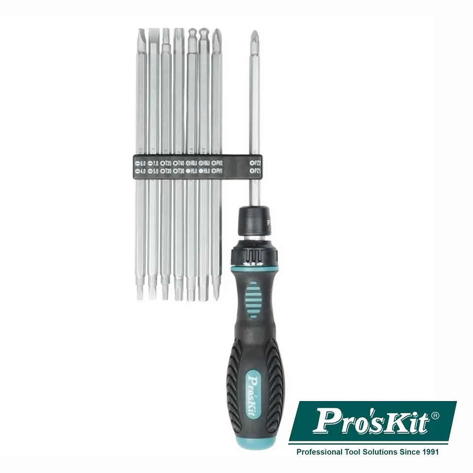 Conjunto De Chave Roquete C/ 8 Pontas Duplas PROSKIT 1