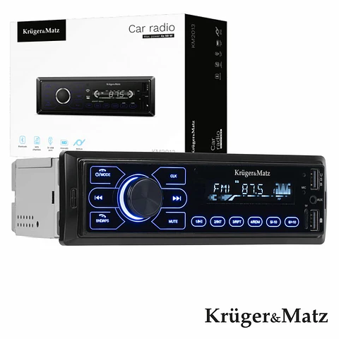Auto-Rádio MP3 4x50W C/ FM/BT/SD/AUX/USB KRUGER MATZ