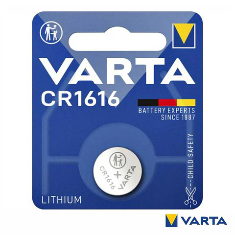 Pilha Lithium Botão CR1616 3V Blister VARTA