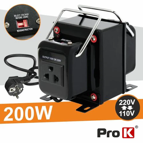ALIMENTADOR 110V-220V / 220V-110V 200W PROK