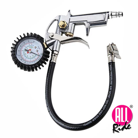 Pistola Sopradora P/ Compressor C/ Manómetro ALL-RIDE