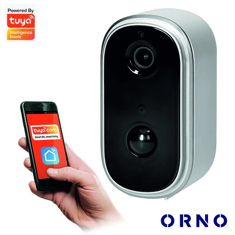 Câmara Vigilância IP 1080P WIFI TUYA LEDS IR IP65 ORNO