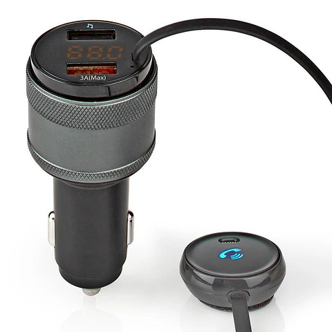 Transmissor FM Bluetooth V5.0 USB  F. Isqueiro