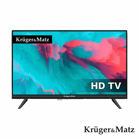 TV LED 24" HD HDMI DVB-T2 H.265 HEVC 230/12V KRUGERMATZ