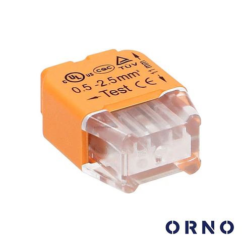 Ligador Rápido 2 Condutores 0.75-2.5mm² 100x ORNO