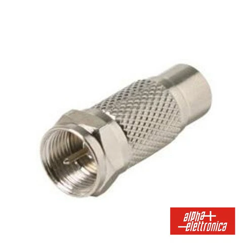 FICHA ADAPTADORA F MACHO / COAXIAL MACHO 9.5MM