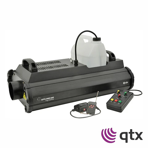 Máquina De Fumos 2000W DMX E Comando QTX