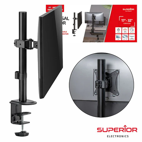 Suporte P/ Monitor PC 17/32" 9kg VESA 100/100