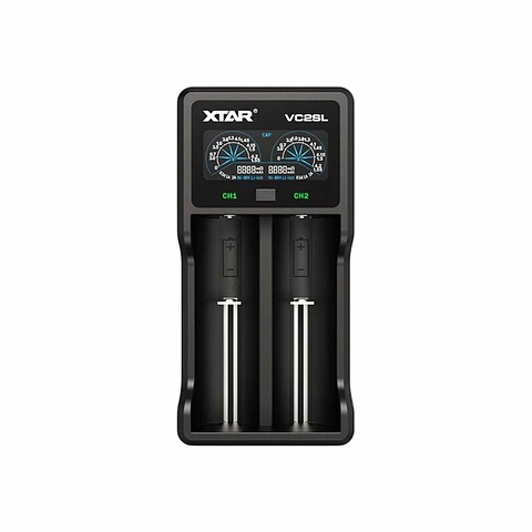 Carregador Pilhas 2x C/ LCD AA/AAA/10440/26650