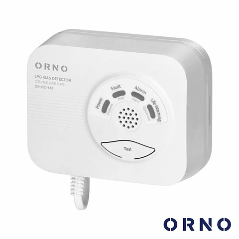 Detetor De Gás GLP 230VAC C/ Alarme ORNO