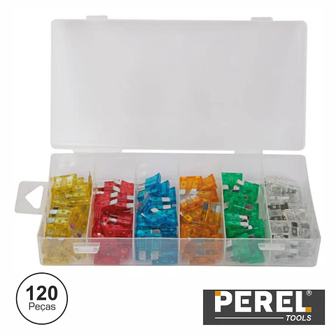 CAIXA C/ FUSÍVEIS RÁPIDOS 5-30A 120X PEREL