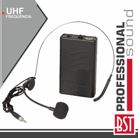 MICROFONE HEADSET S/ FIOS P/ NOMAD8UHF E NOMAD12UHF BST