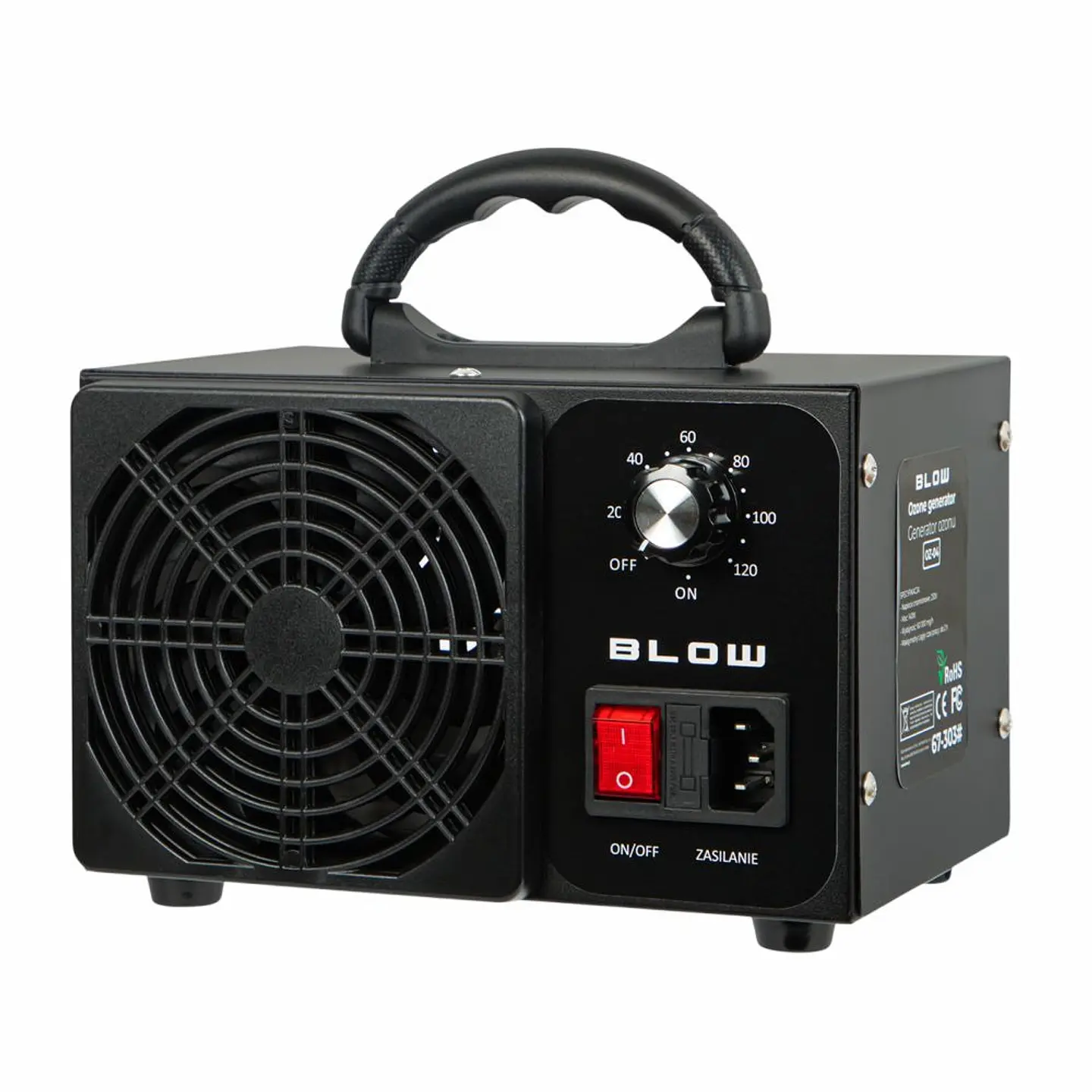Gerador de Ozono 60000mg/h 140W C/ Timer BLOW 1
