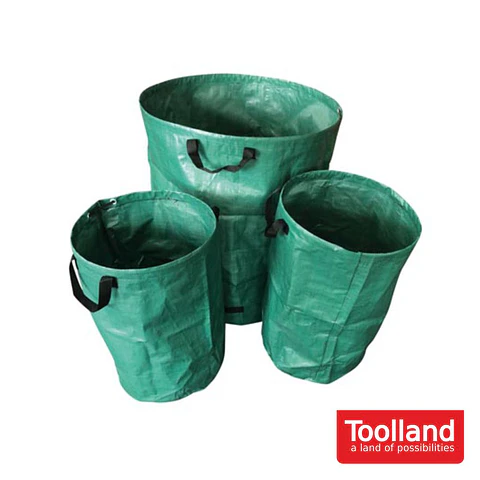 Conjunto de 3 Sacos de Jardim 1x 270L + 2x 65L TOOLLAND