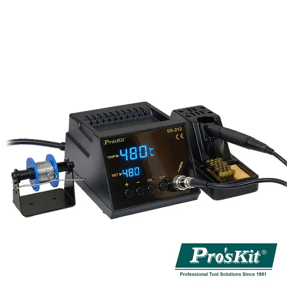 Estação De Soldar Digital LED 70W 160-480ºC PROSKIT 1