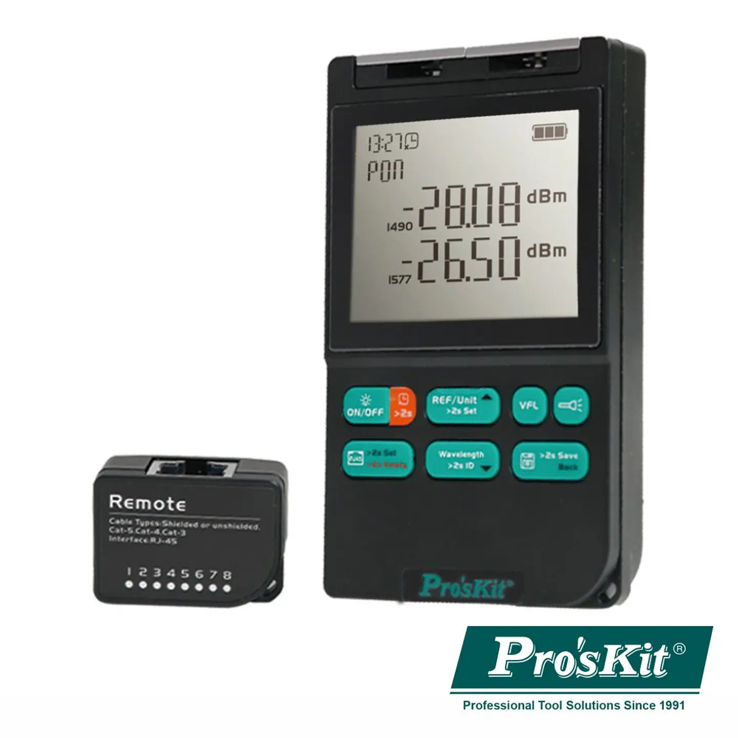 Medidor Fibra Óptica XGPON 4 Em 1 -70/+10dBm IP54 PROSKIT 1