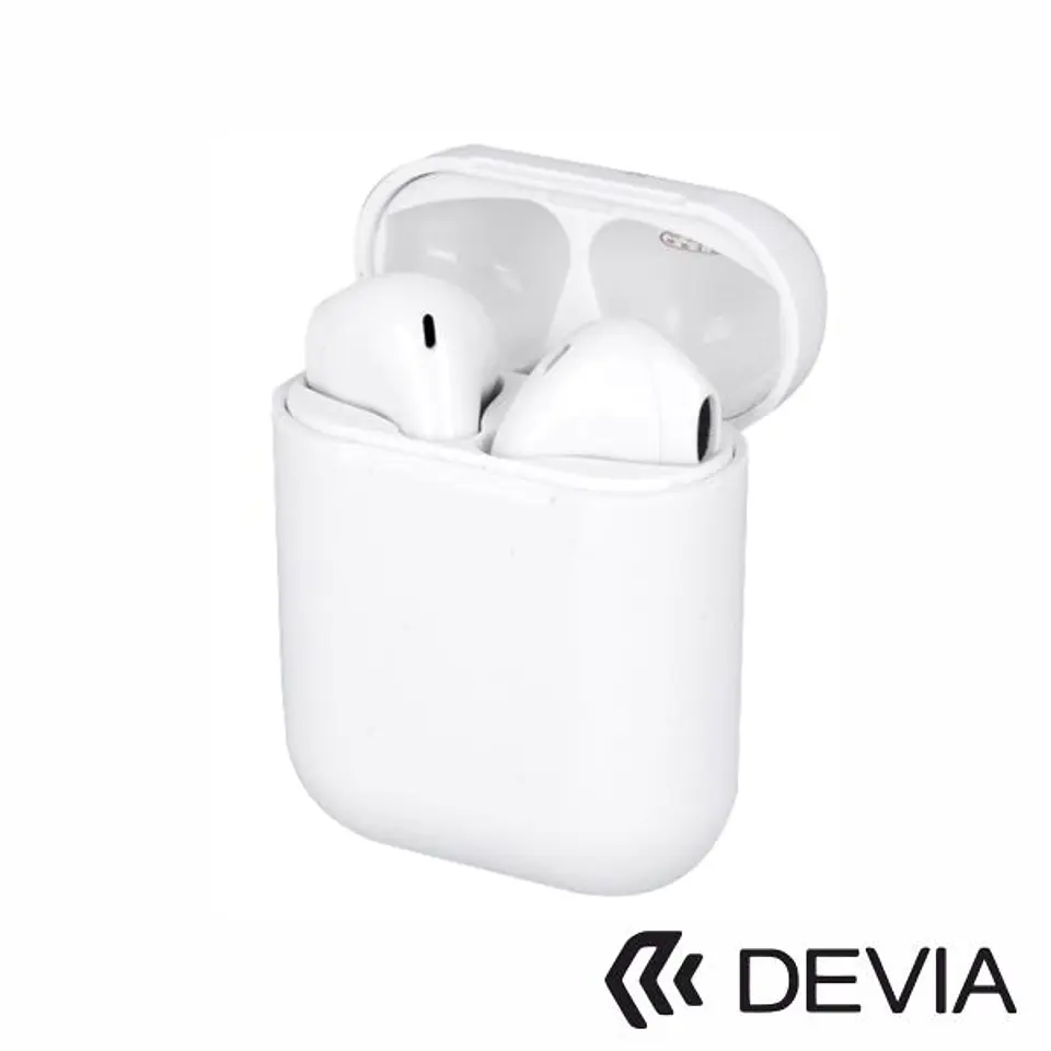 Auscultadores Bluetooth V5.0 TWS Brancos Kintone V2 1
