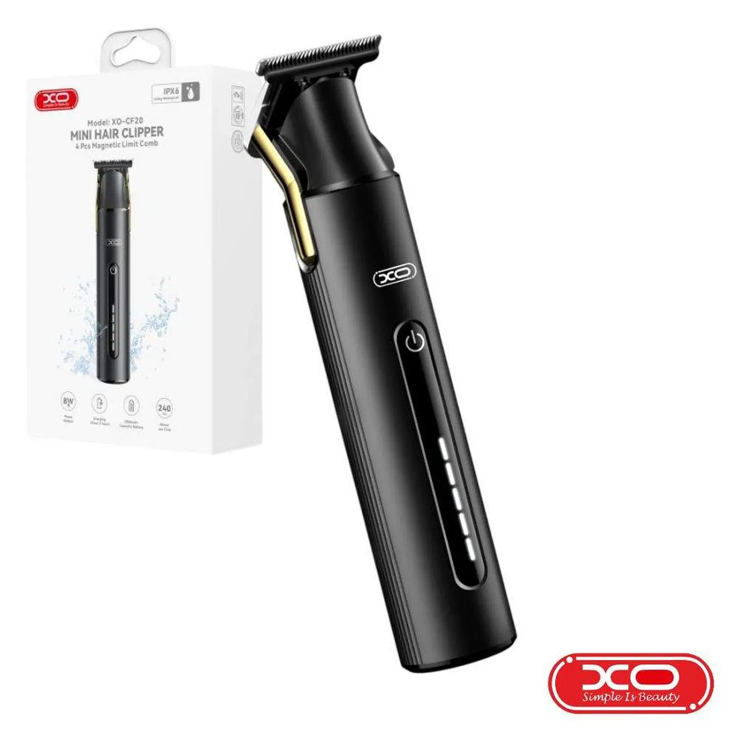 Aparador Corporal Masculino S/ Fios 3W IPX7 XO 1