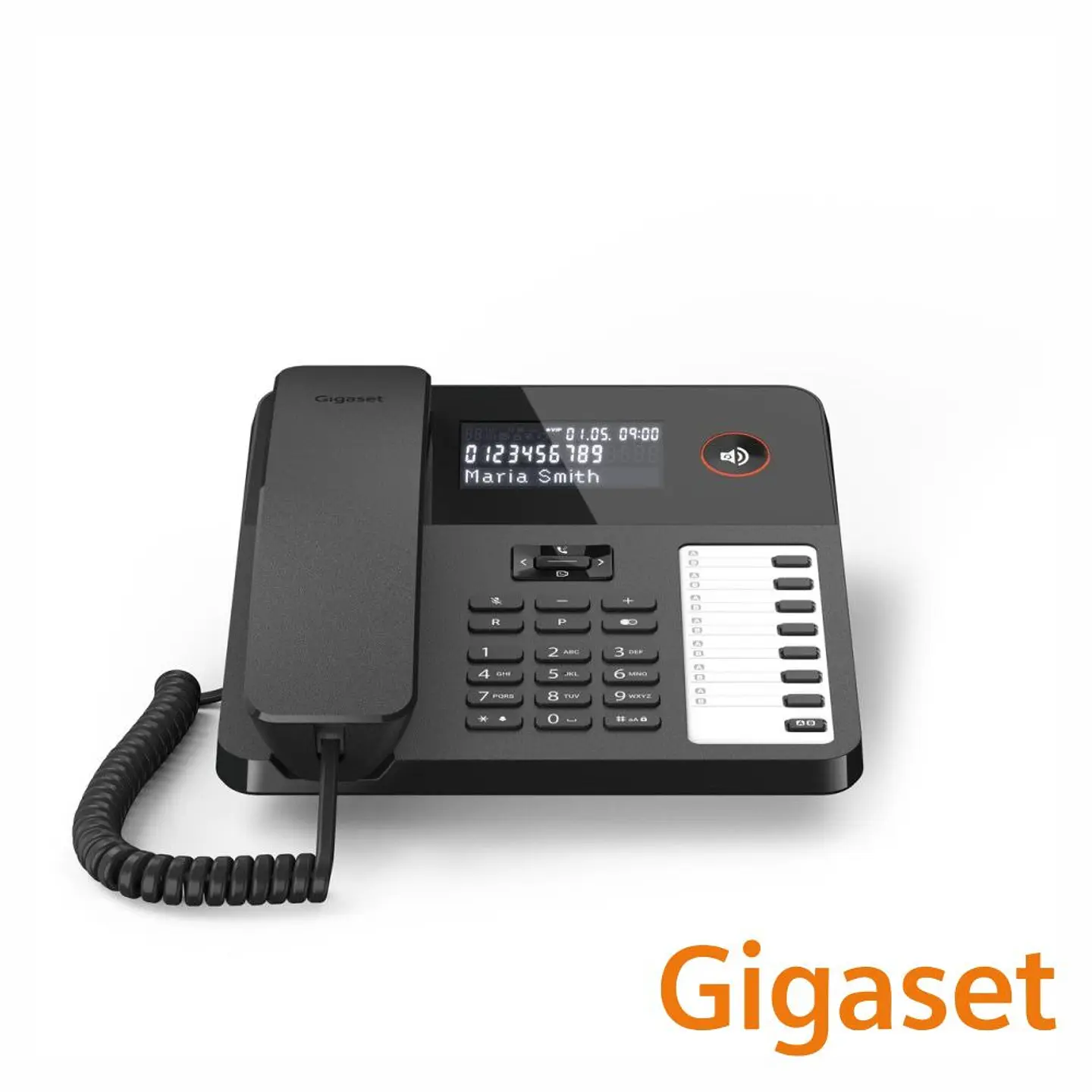Telefone Fixo Analógico DESK 600 LCD Mãos Livres GIGASET 1