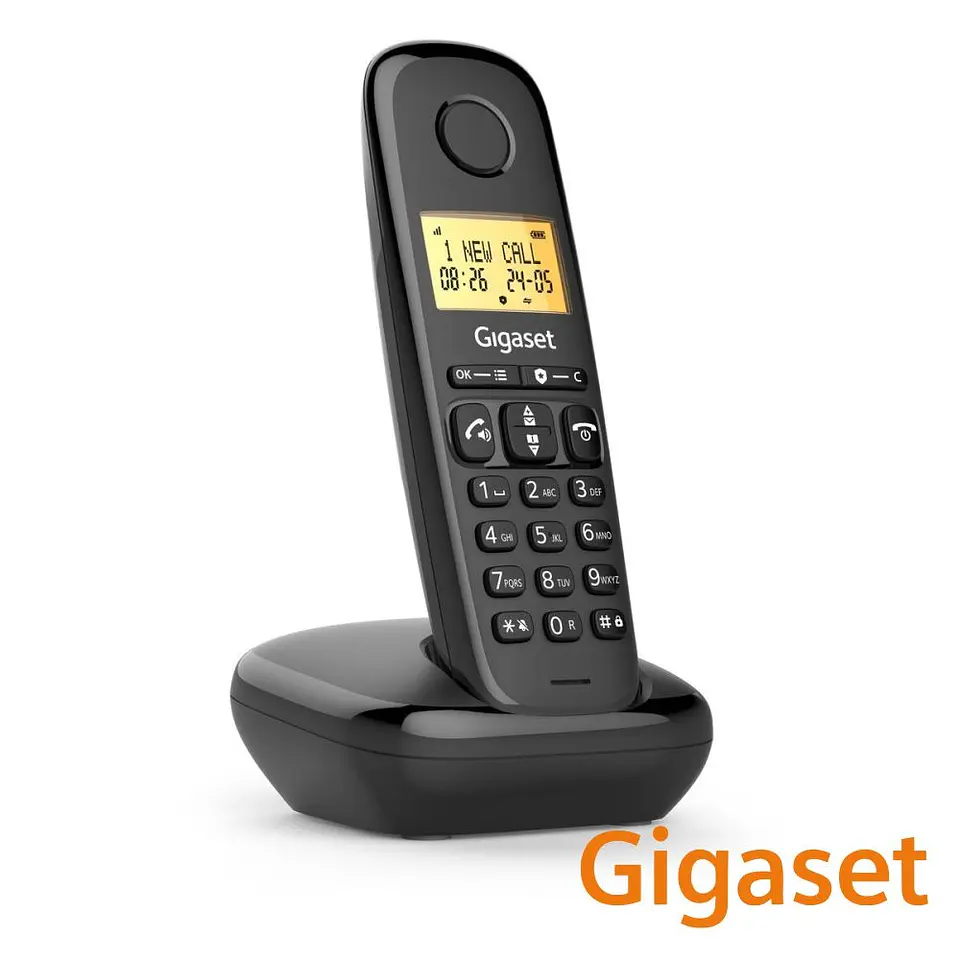 Telefone S/ Fios BASIC 100 LCD Mãos Livres GIGASET 1