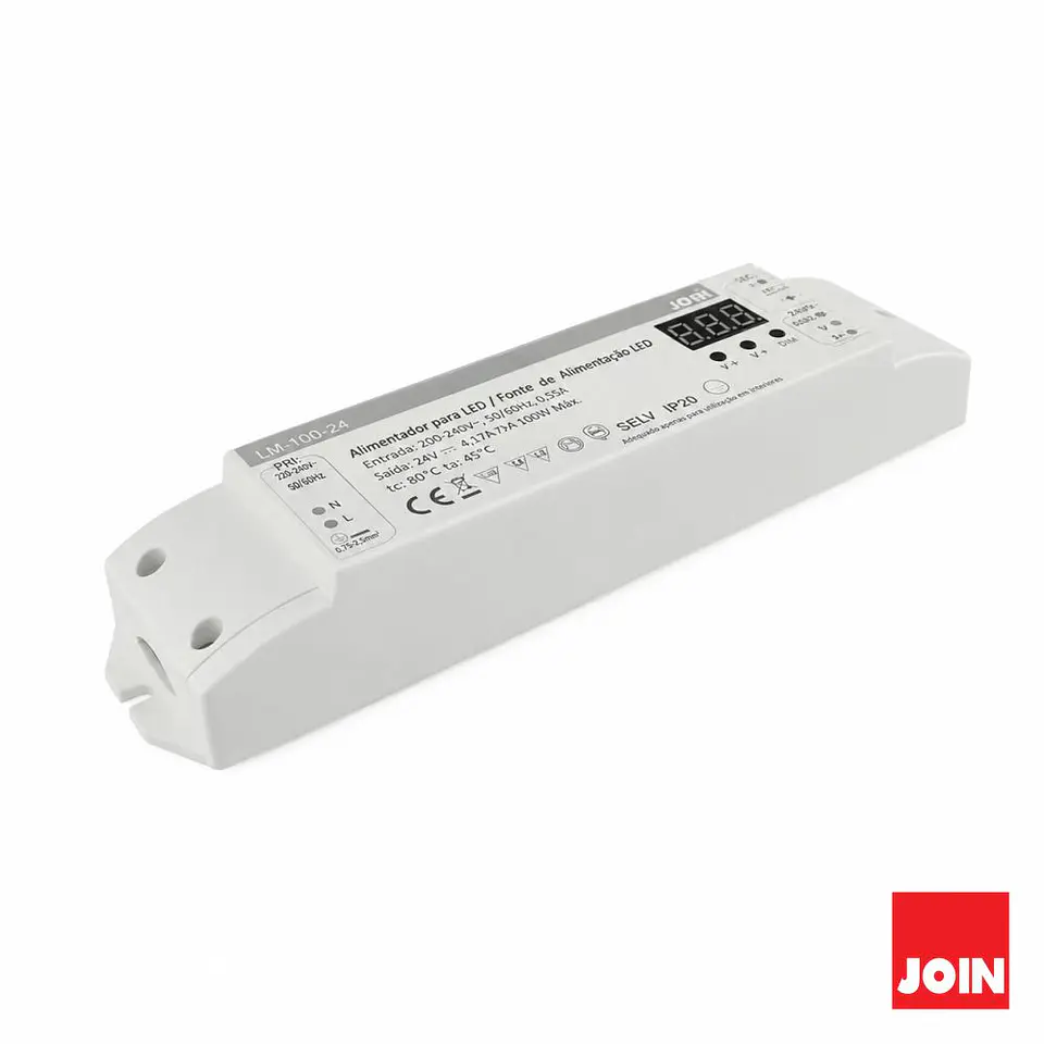 Fonte De Alimentação P/ LED 50W 24V Dimável DMX JOIN 1