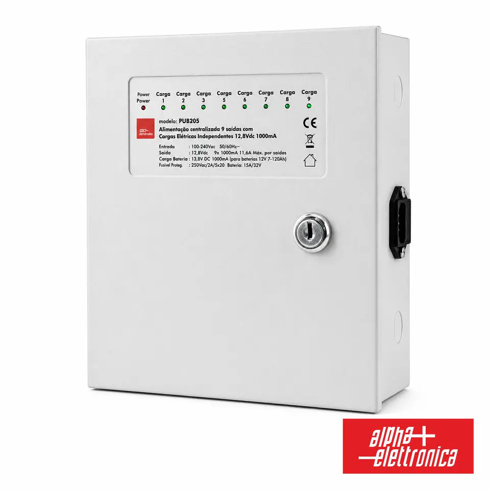 Fonte De Alimentação Industrial 88W 5 Canais ALPHA 1