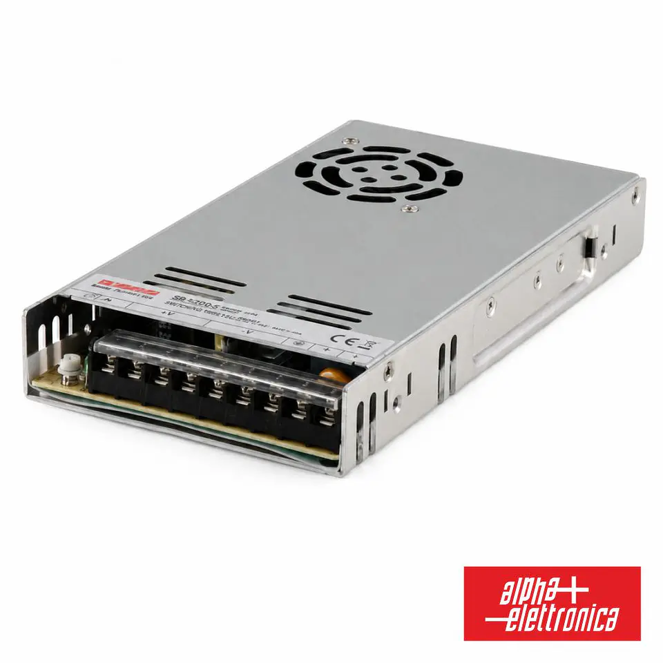 Fonte De Alimentação Industrial 24V 350.4W 14600mA PFC ALPHA 1