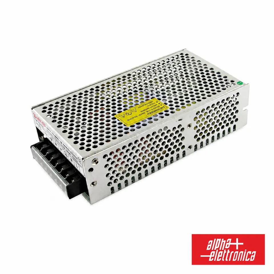 Fonte De Alimentação Industrial 12V 150W 12500mA PFC ALPHA 1