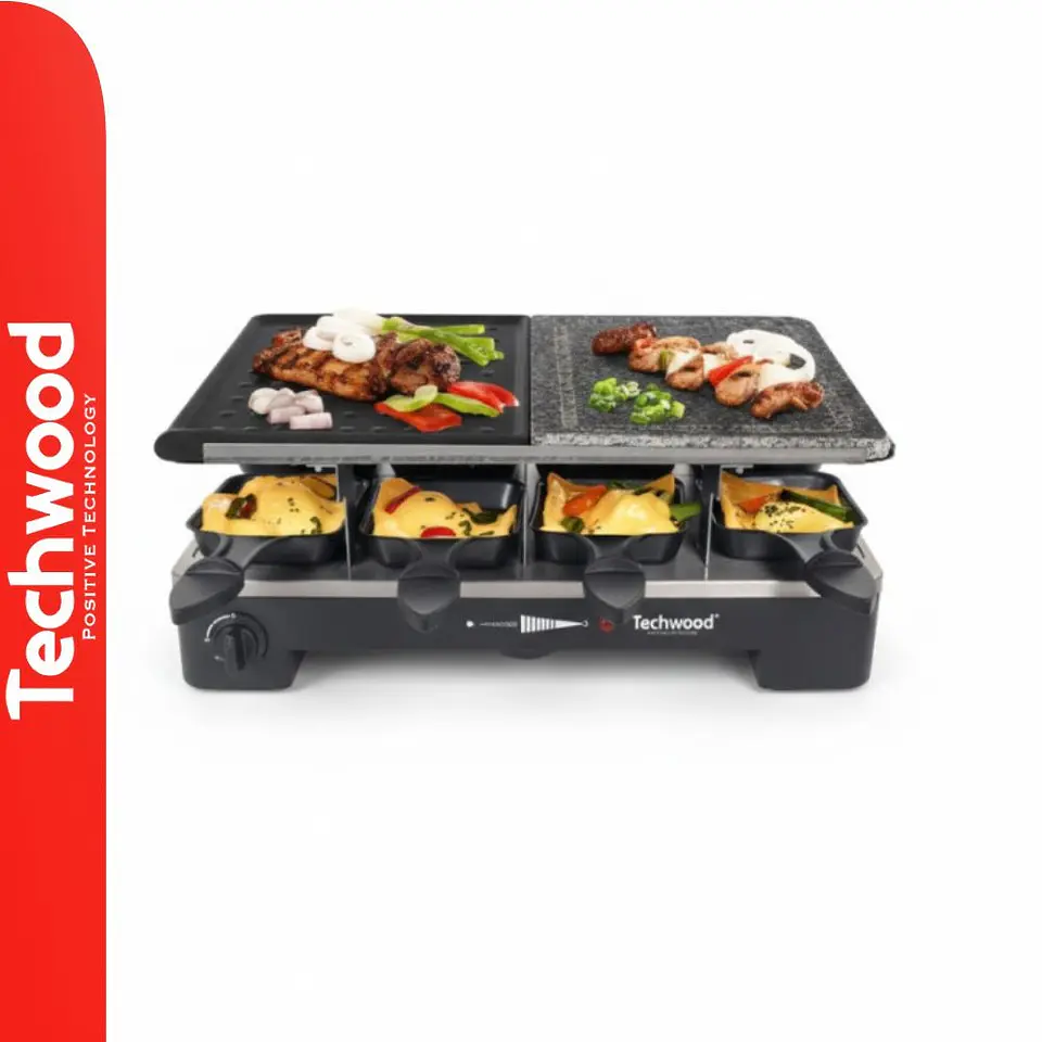 Grelhador Raclette 6 Pessoas 800W TECHWOOD 1