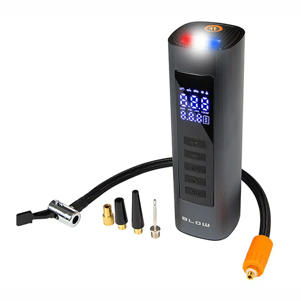 Compressor de Ar Portátil 120W 150PSI C/ LCD 12V BLOW 1