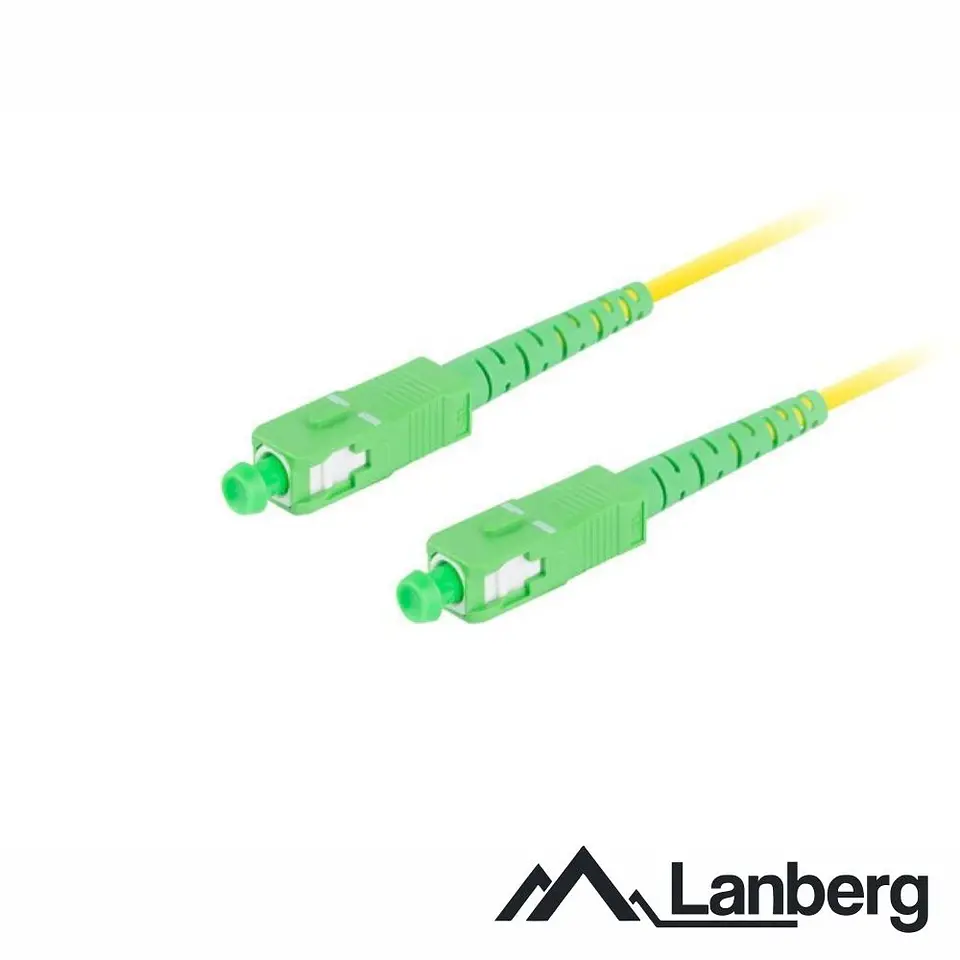 Cabo Fibra Óptica Monomodo Simplex SC/APC-SC/APC 2m LANBERG 1