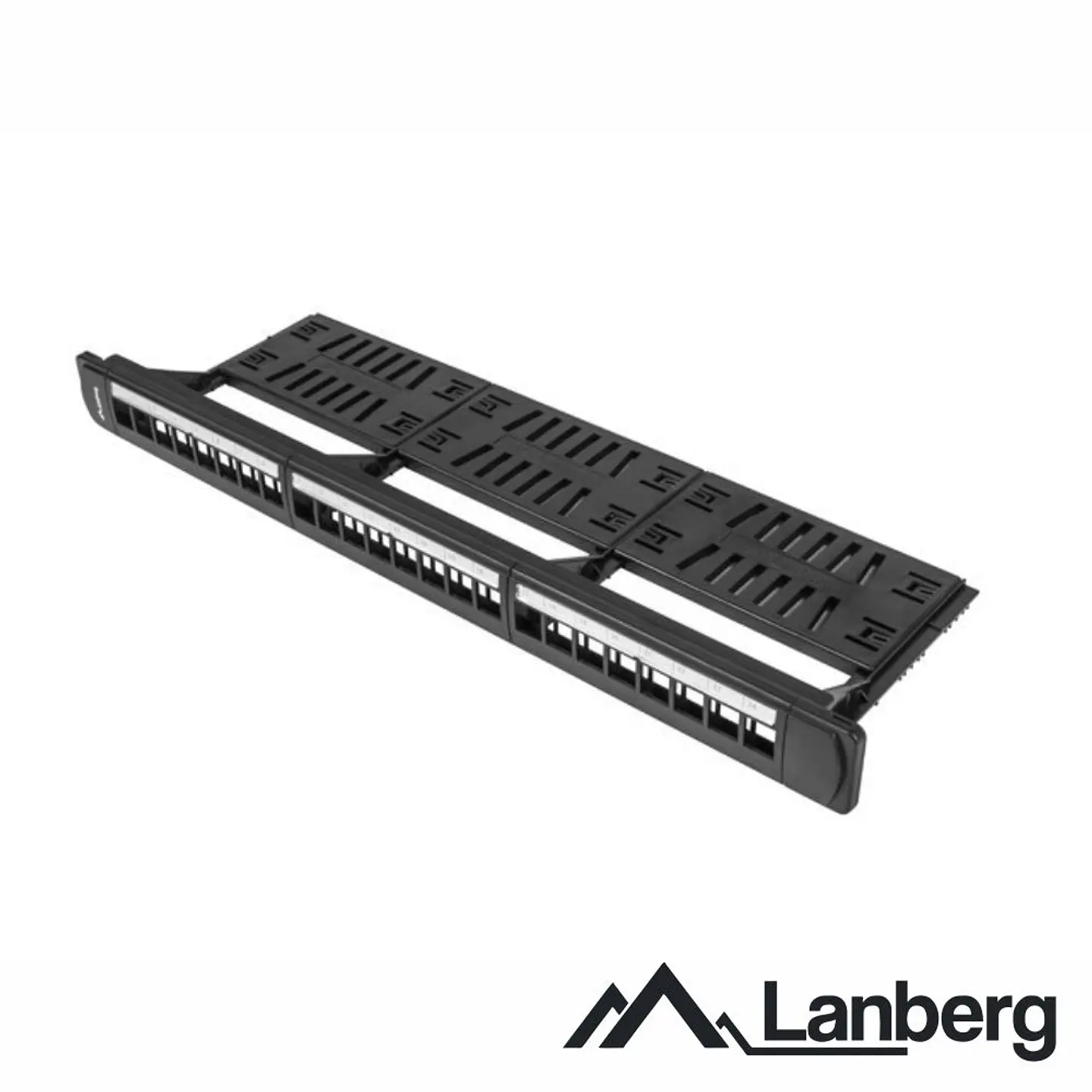 Painel 24 Portas Keystone C/Organizador 1U 19