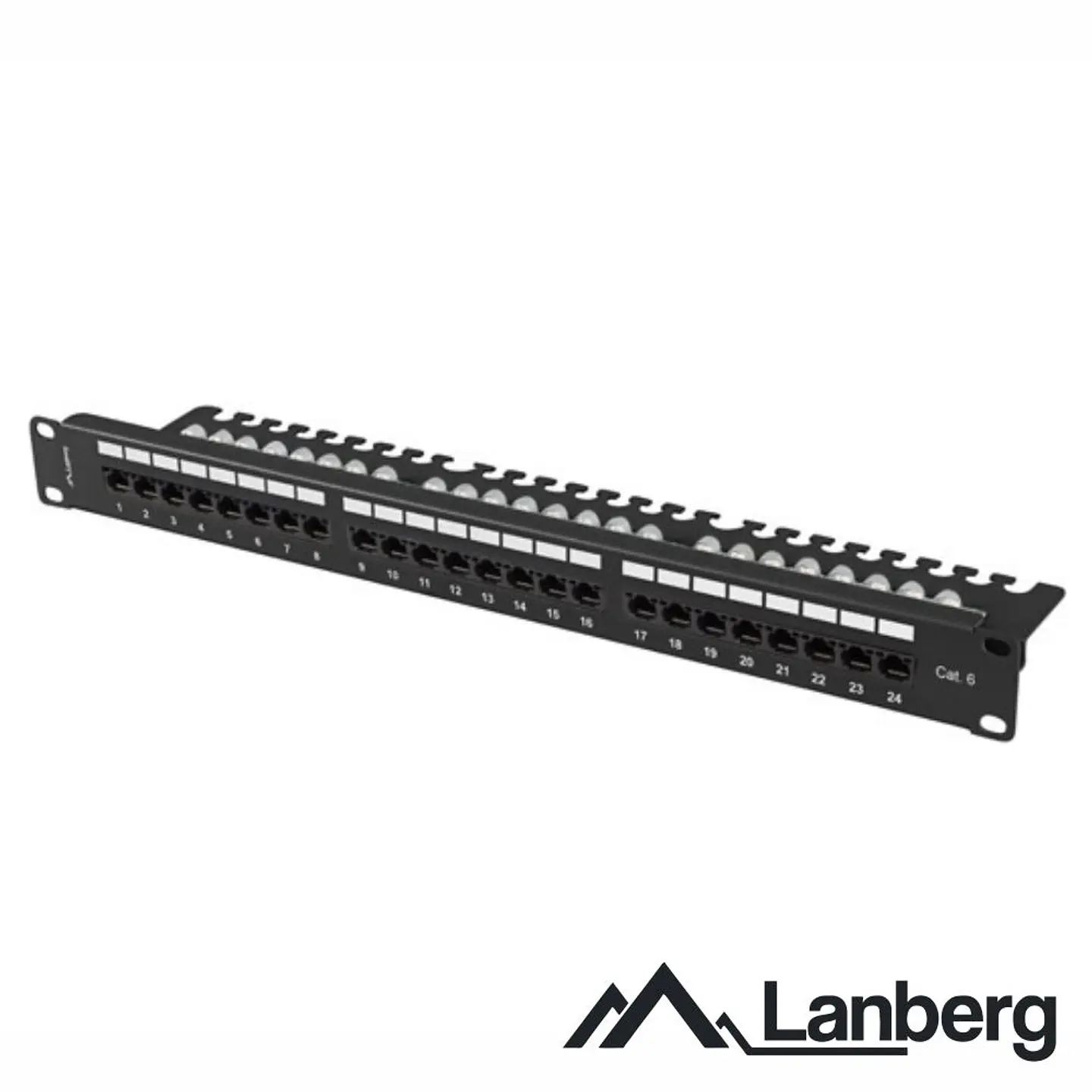 Patch Panel 24 Portas RJ45 CAT6 UTP 1U 19