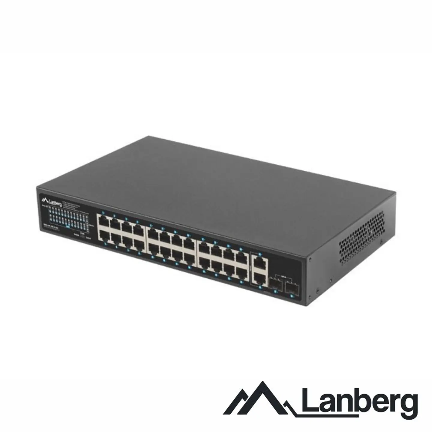 Switch De Rede Ethernet 1Gbps 24 Portas RJ45 Rack 19