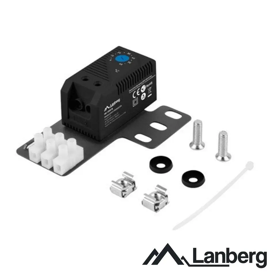 Termóstato 10A 0-60ºC 120-250V P/ Bastidor LANBERG 1