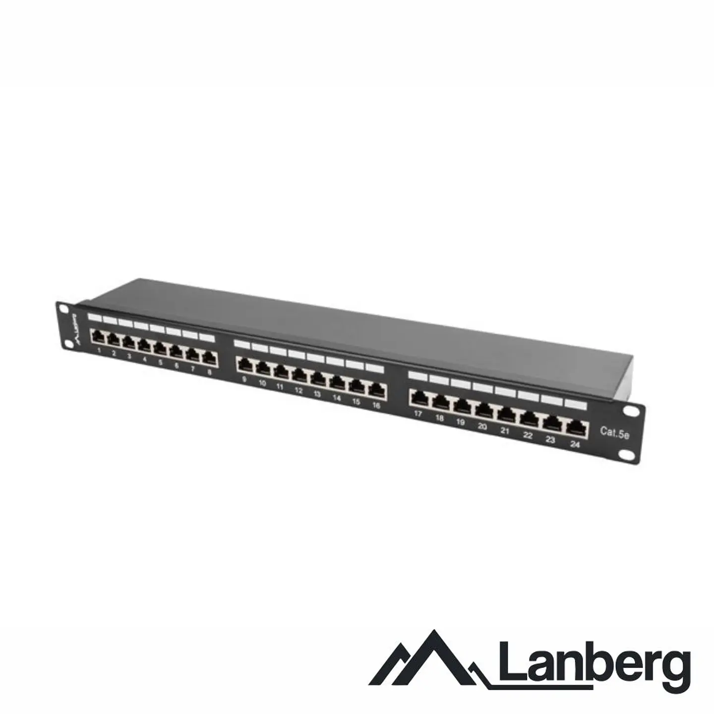 Patch Panel 24 Portas RJ45 CAT5E 1U 19