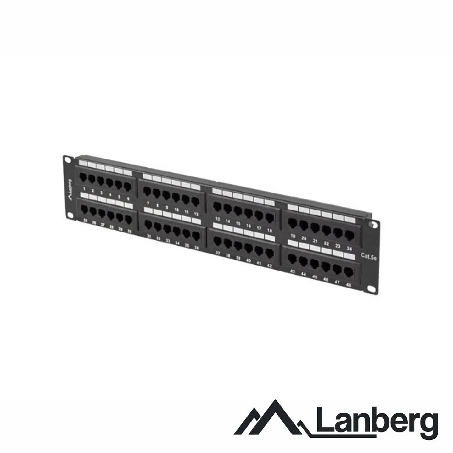 Patch Panel 48 Portas RJ45 CAT5E 2U 19