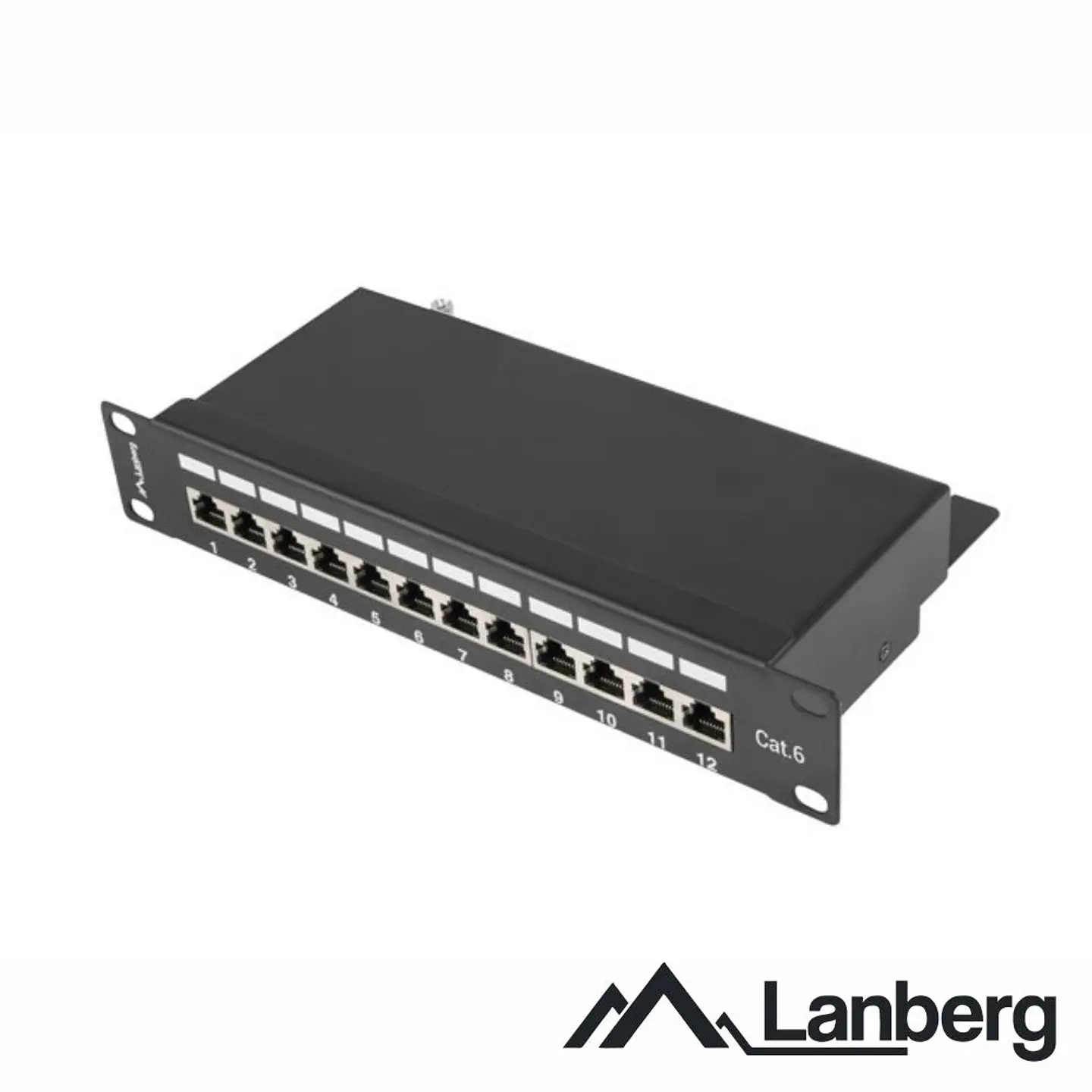 Patch Panel 12 Portas RJ45 CAT6 FTP 1U 10