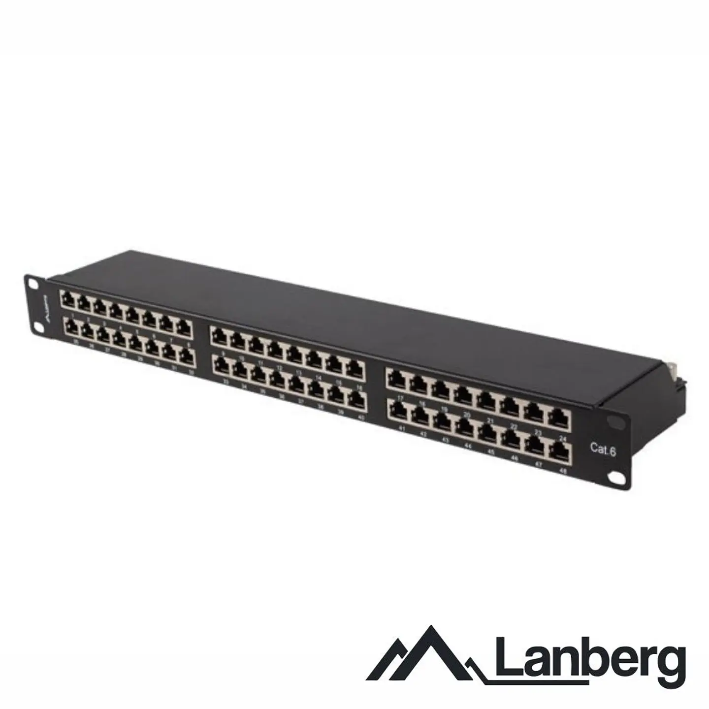 Patch Panel 48 Portas Blindado RJ45 CAT6 1U 19
