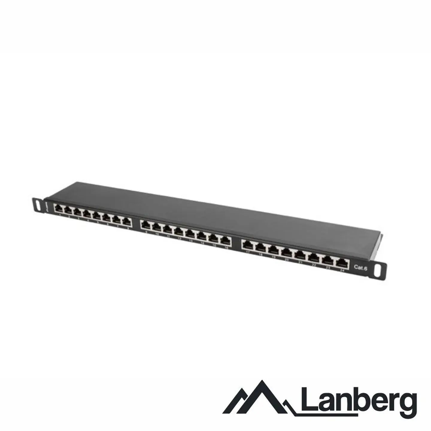 Patch Panel 24 Portas Blindado RJ45 CAT6 0.5U 19
