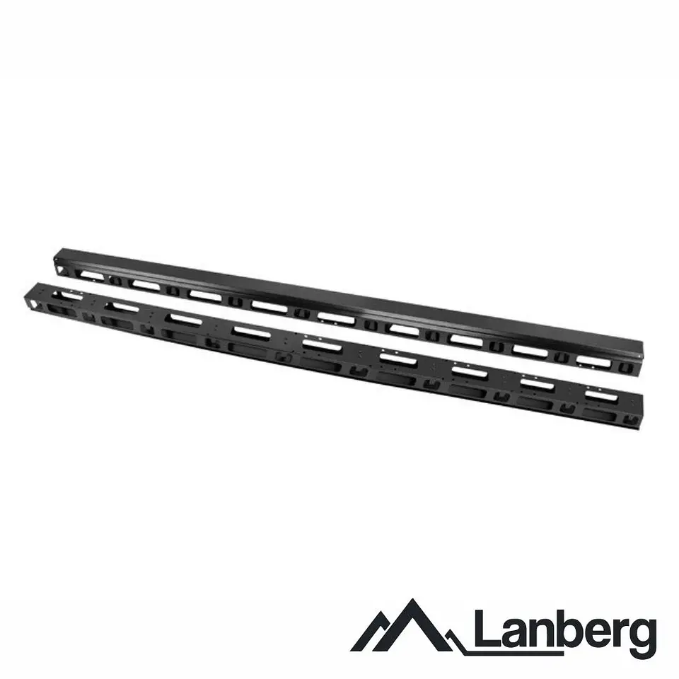 Kit 2 Organizadores Cabos Verticais 47U FF01/FF02 LANBERG 1