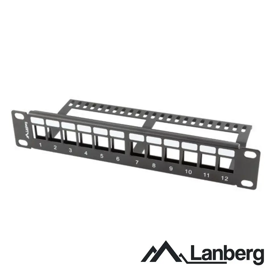 Patch Panel Vazio 12 Portas Keystone 1U 10