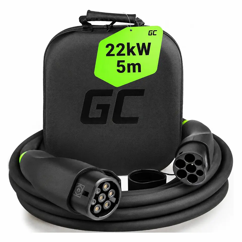 Cabo Carregamento P/ Automóveis EV Tipo2/Tipo2 22kW 5m 1