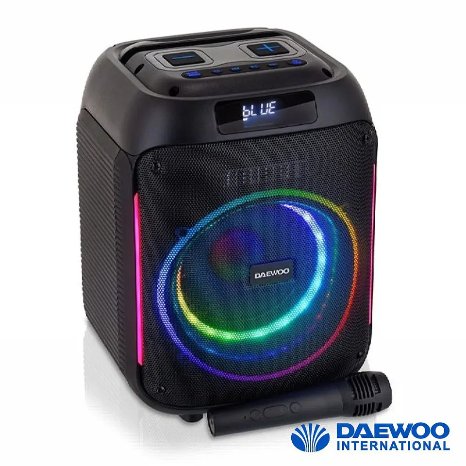 Coluna Amplificada 40W BT/USB/SD/AUX/TWS RGB DAEWOO 1