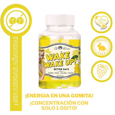 Wake Wake up (gomitas de energía y concentración)