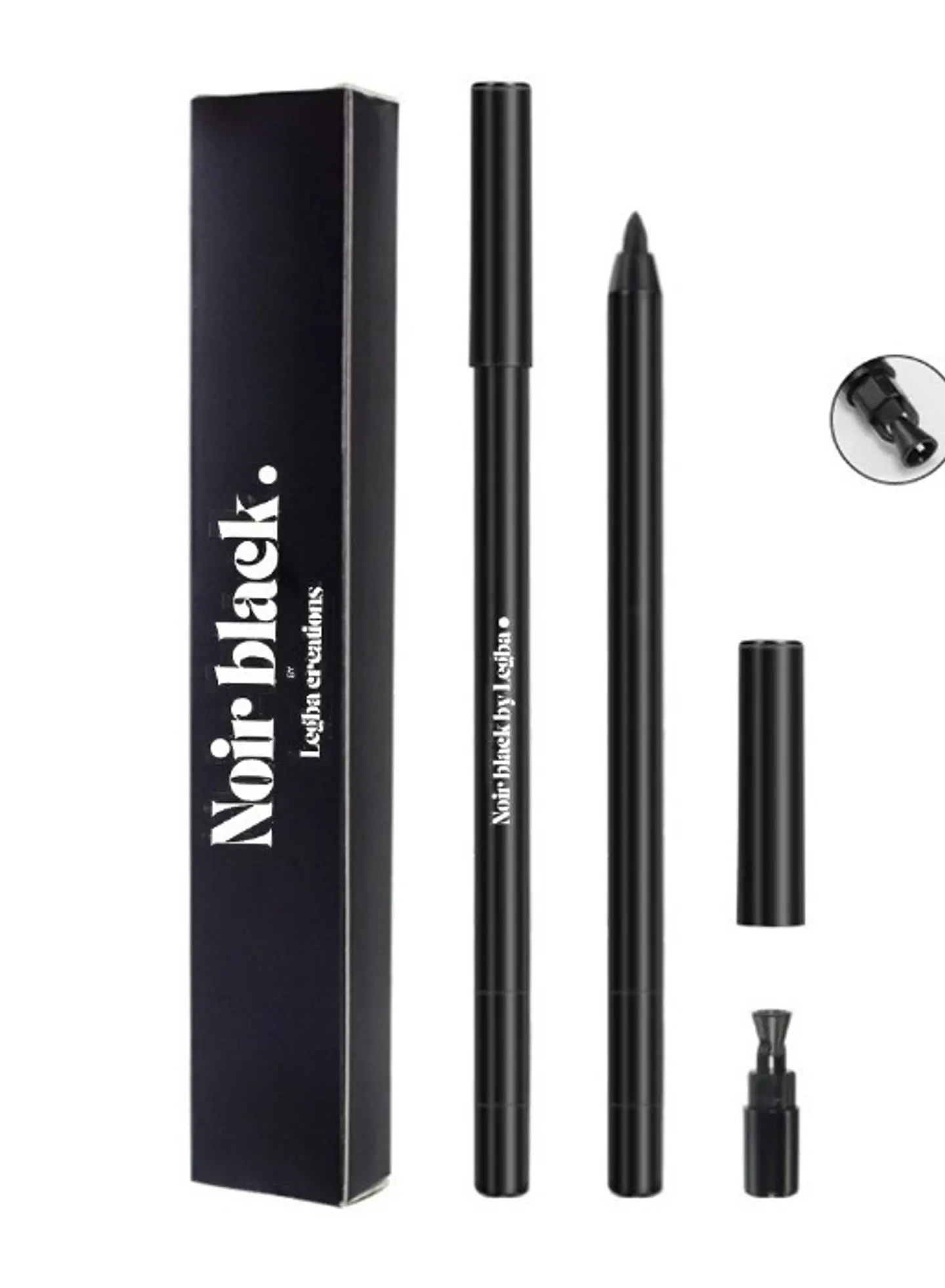 Lápiz de ojo ultra negro lujo 1