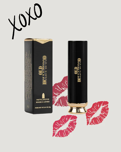 Labial old hollywood Rojo