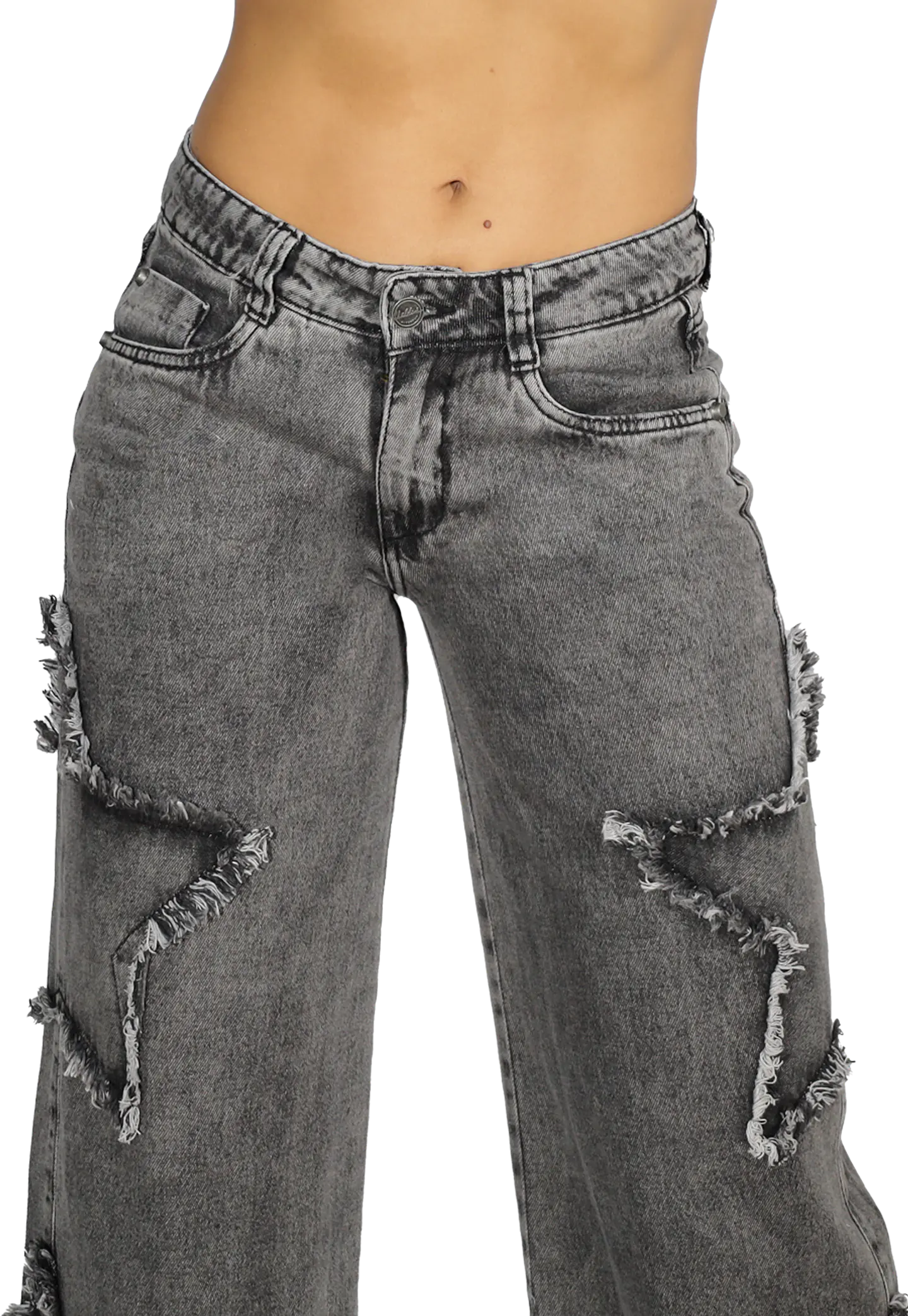 Jeans Estrellas negro Dirty 42 2