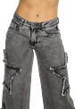 Jeans Estrellas negro Dirty 42 - Miniatura 2